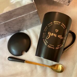 Bible verse mug and spoon gift set